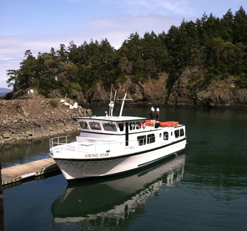 San Juan Cruises Viking Star Moored at Vendovi