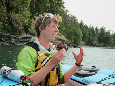 San Juan Safaris kayakguide fridayharbor crab2